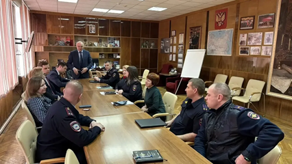 Рабочая встреча руководства НИ РХТУ с представителями ОМВД России по г. Новомосковску.