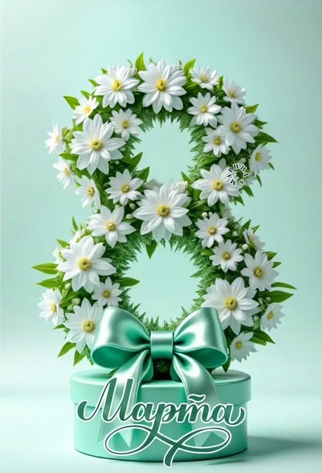 Милые дамы, с наступающим 8 Марта!