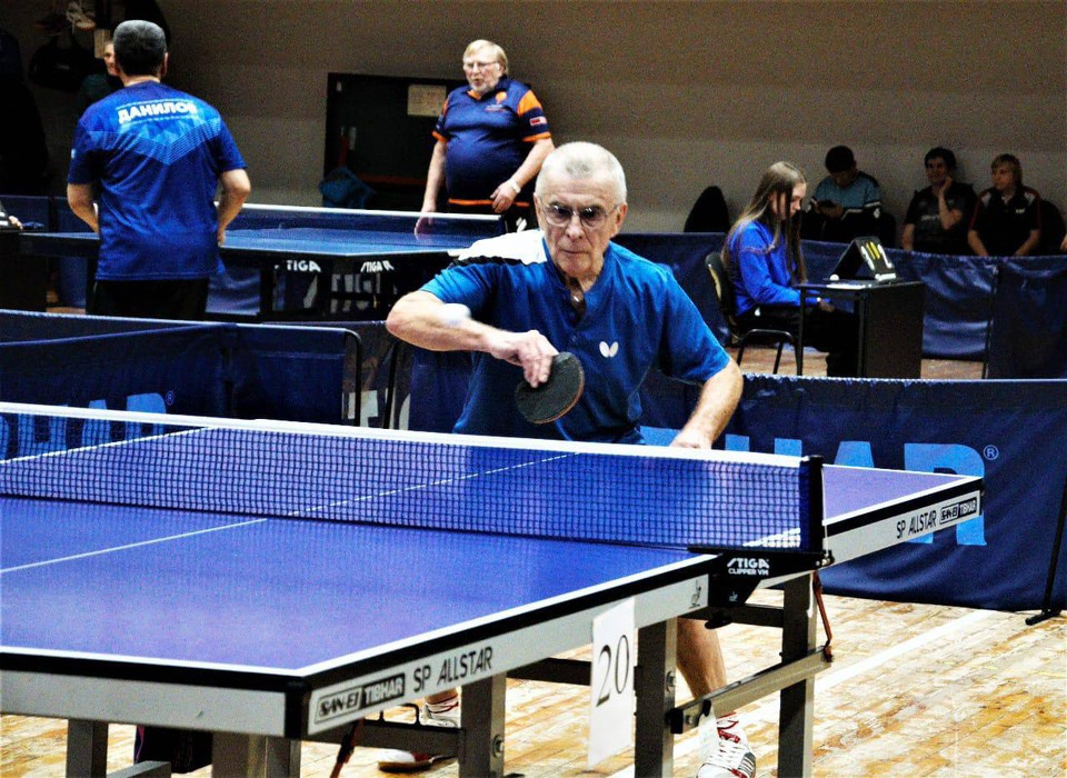 Завершился чемпионат России по настольному теннису среди ветеранов.